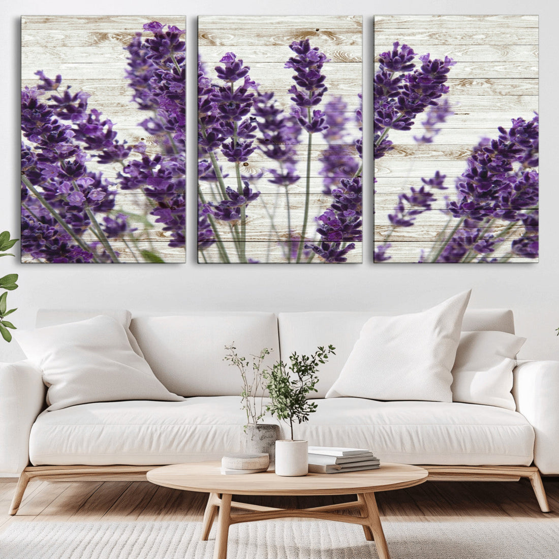 Lavender Herb Wall Art Canvas Print