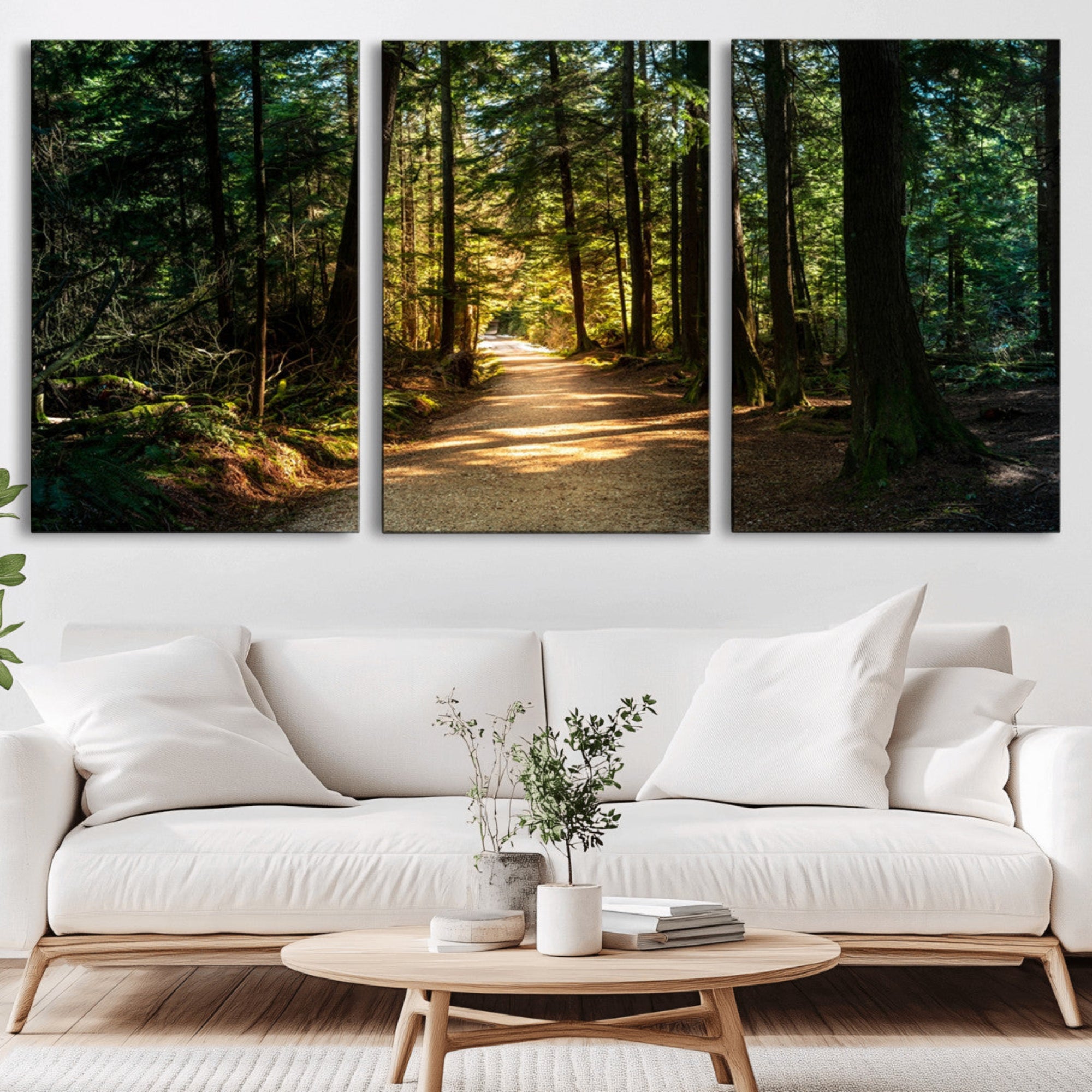 95543-MGV-CV-36X24-Natural Landscape Wall Art Relaxing Forest Canvas Print