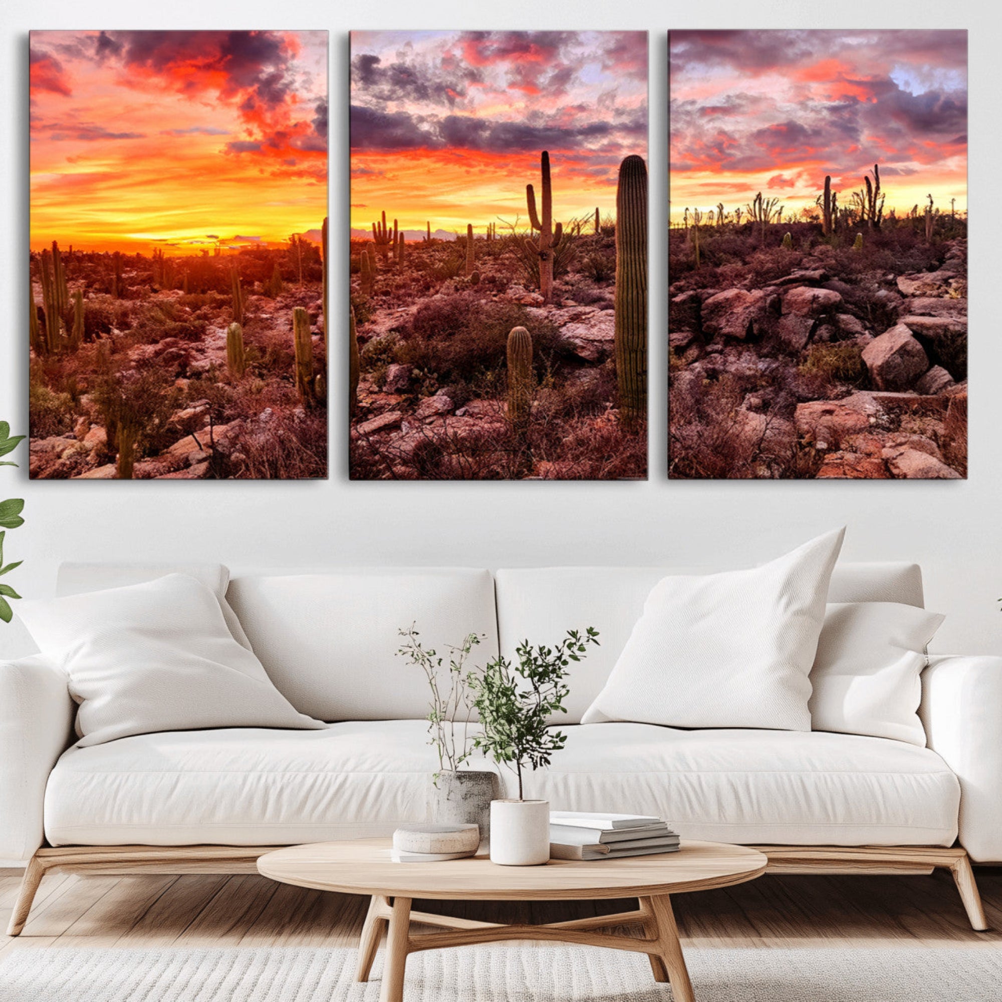 18067-MGV-CV-36X24-Arizona Desert Print, Western Cowboy Wall Art Print