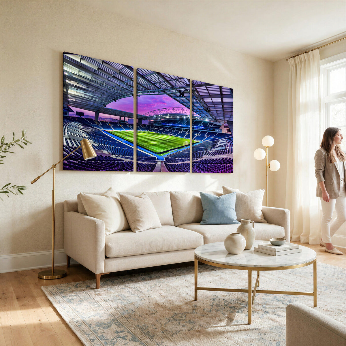10851-MGV-CV-36X24 - FC Porto Soccer Team Print Canvas, Dragon Stadium Wall Art