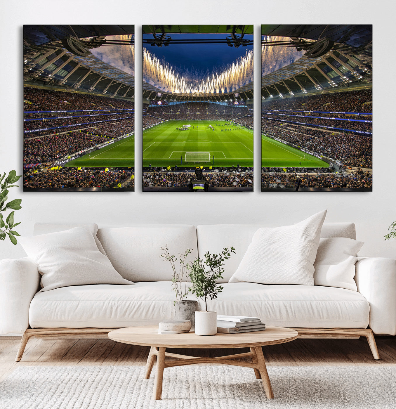 MGV-CV-60X30-3P - Tottenham Hotspur Football Team Print - London Tottenham Hotspur Stadium Wall Art Canvas Print