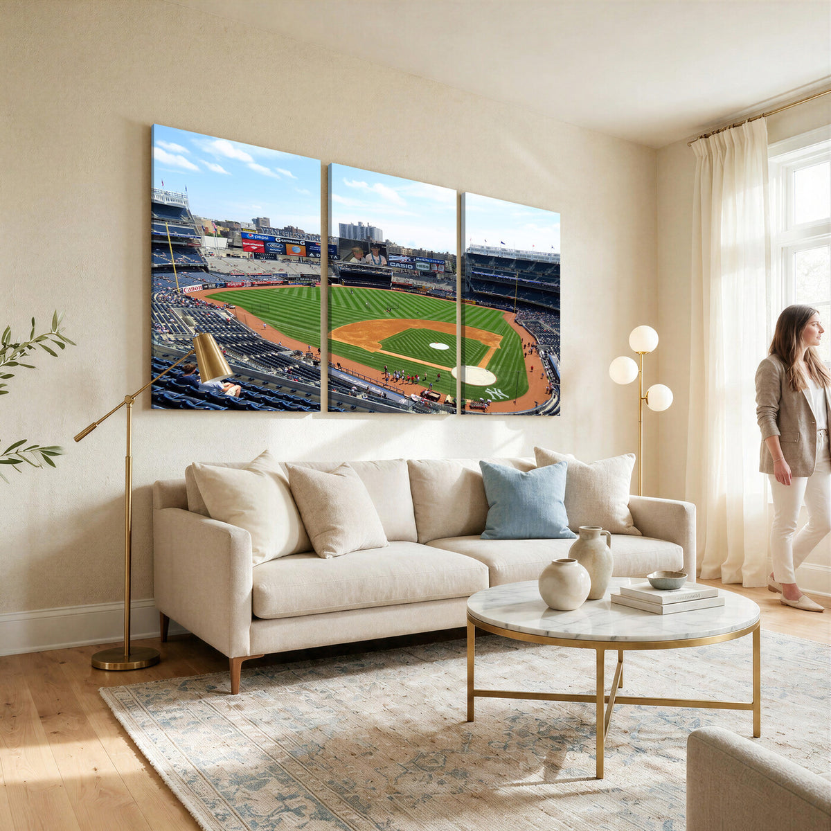 98047-MGV-CV-36X24 - Buffalo Bills Stadium Wall Art, Buffalo Bills Decor, NFL Fan Gift
