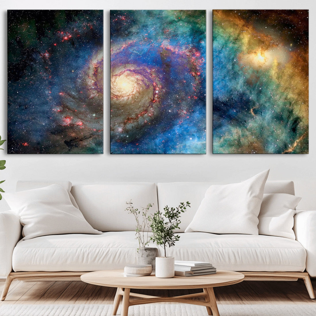 Spiral Galaxy Wall Art Canvas Print