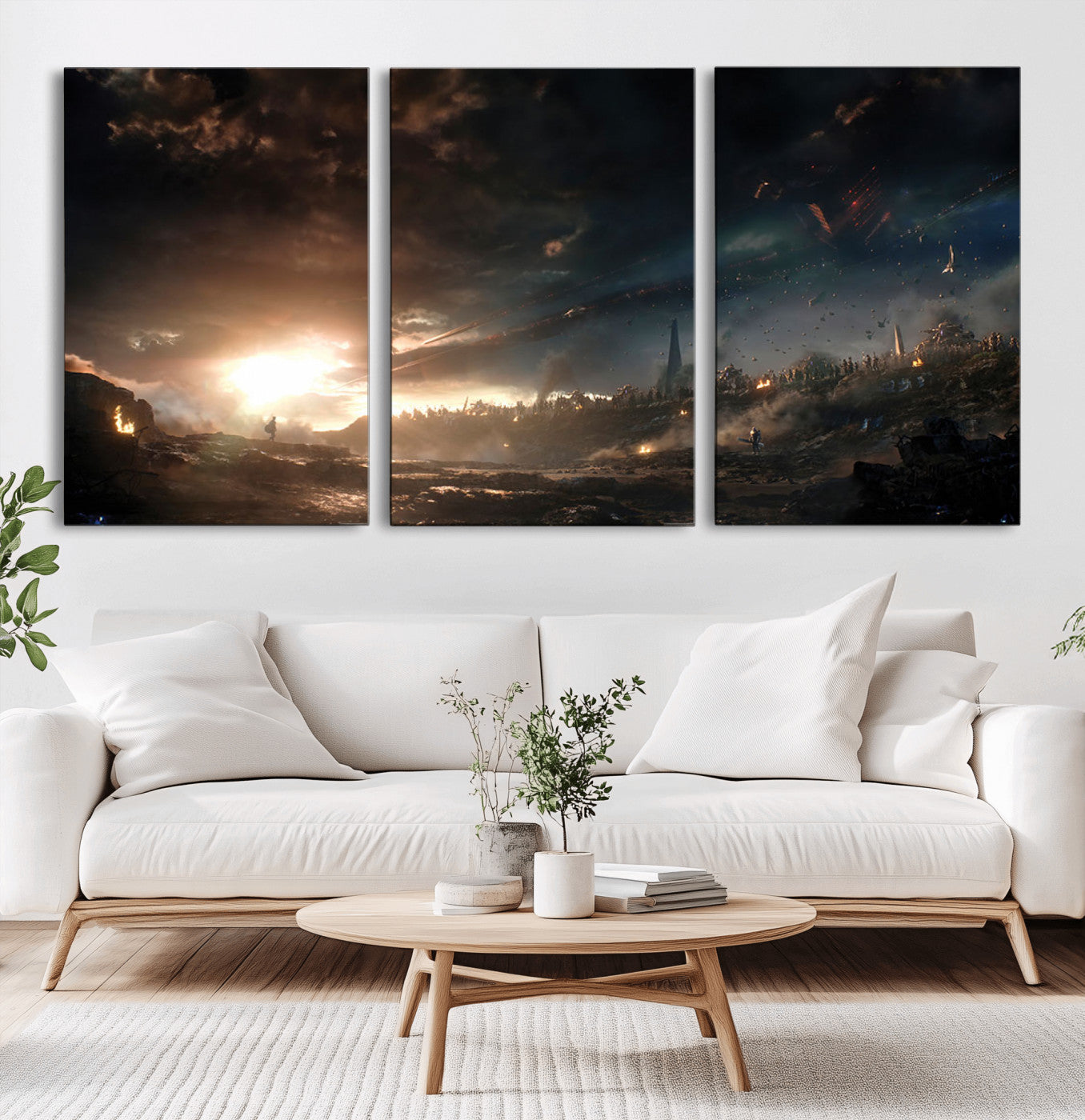 MGV-CV-60X30-3P - Avengers Planet Wall Art Canvas Print