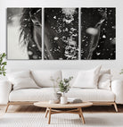 Winter Horse Snow Wall Art Canvas Print