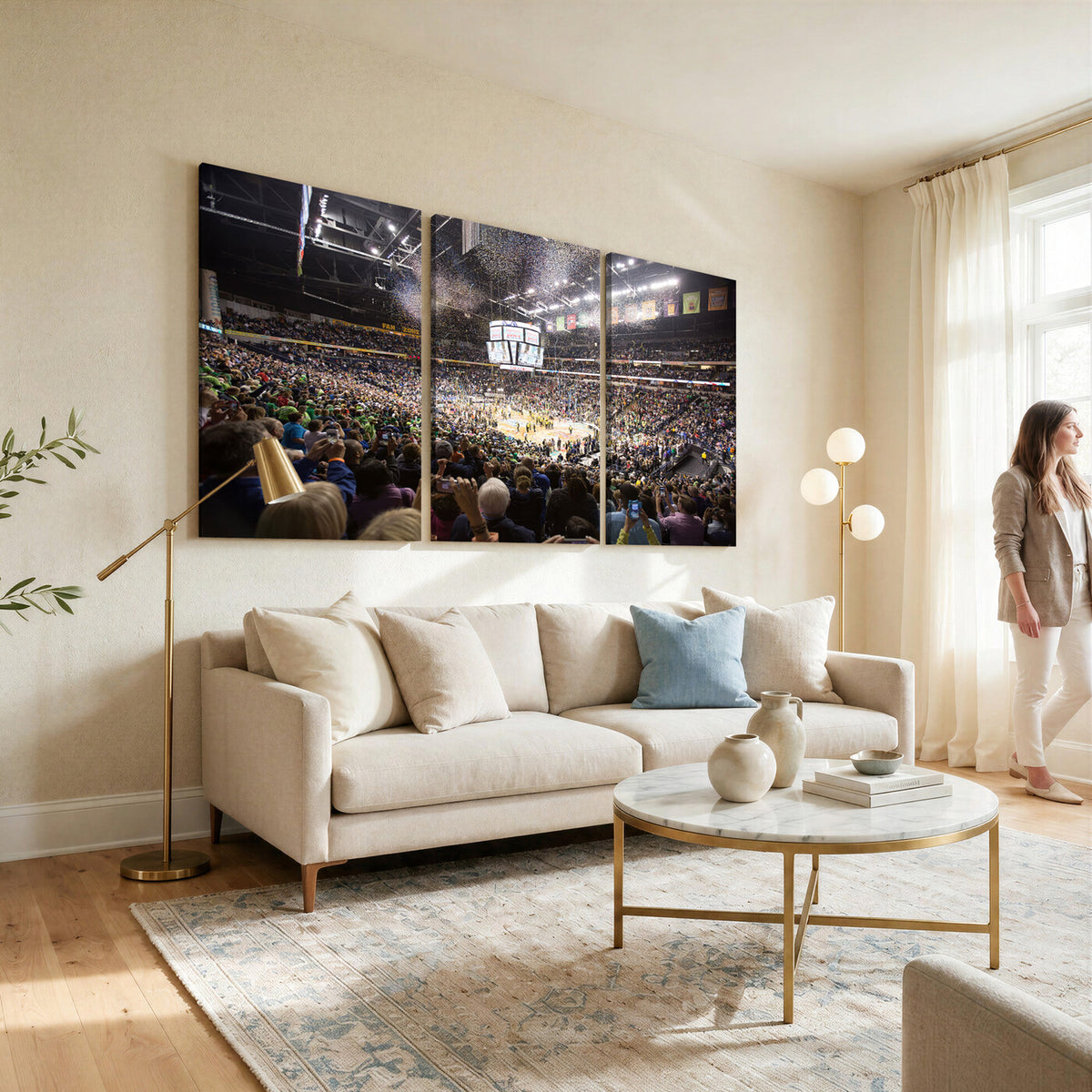 66251-MGV-CV-36X24 - Bridgestone Arena Wall Art Canvas, Nashville Predators