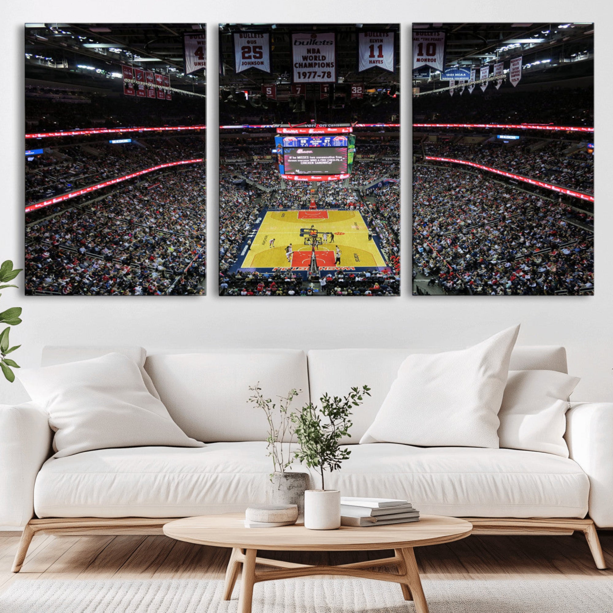 94423-MGV-CV-36X24-Capital One Arena Stadium Wall Art | Canvas Print | Ready to Hang | Washington D.C. Sports Decor