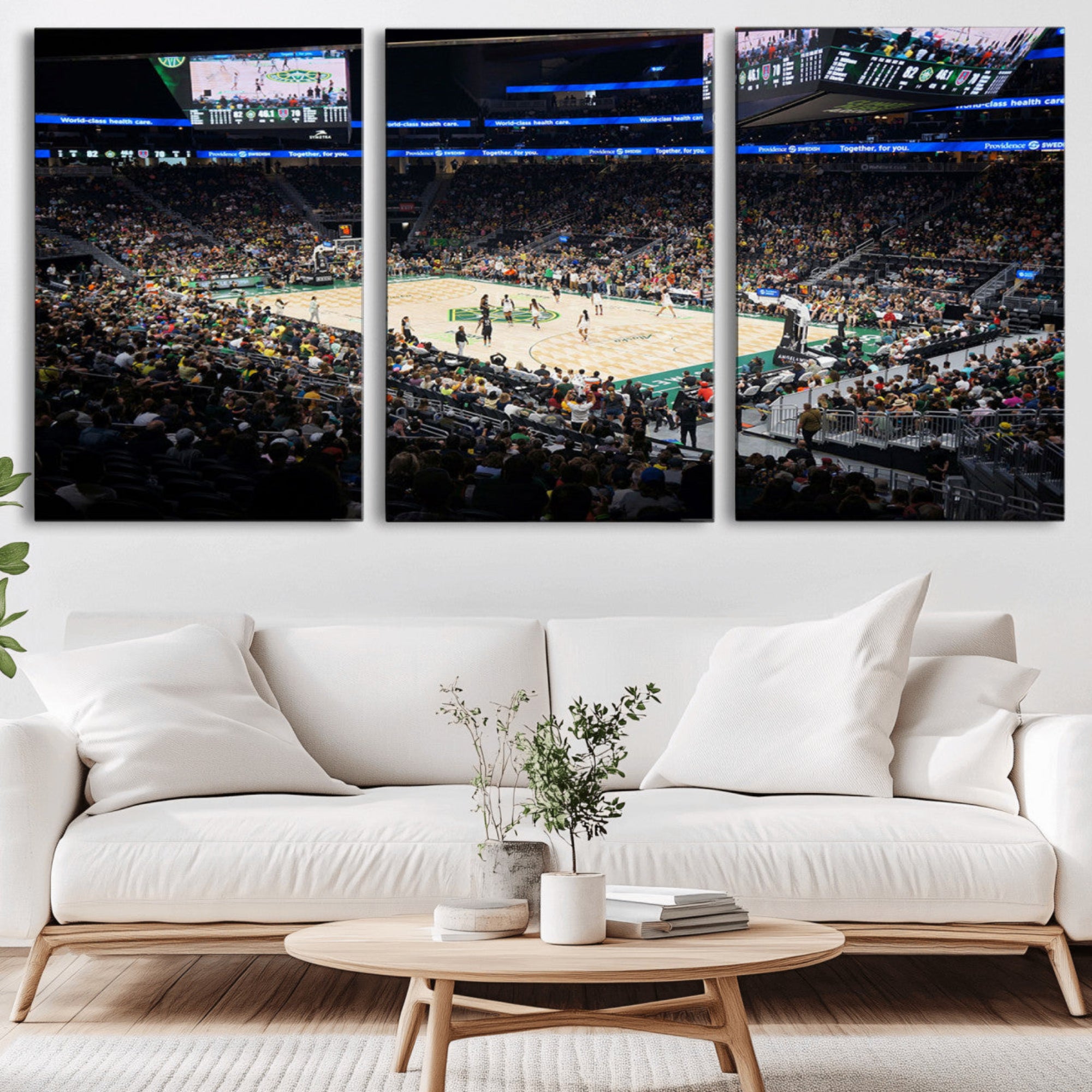 19115-MGV-CV-36X24-Climate Pledge Arena | Washington Seattle Kraken Hockey Stadium Wall Art | Canvas Print | Ready to