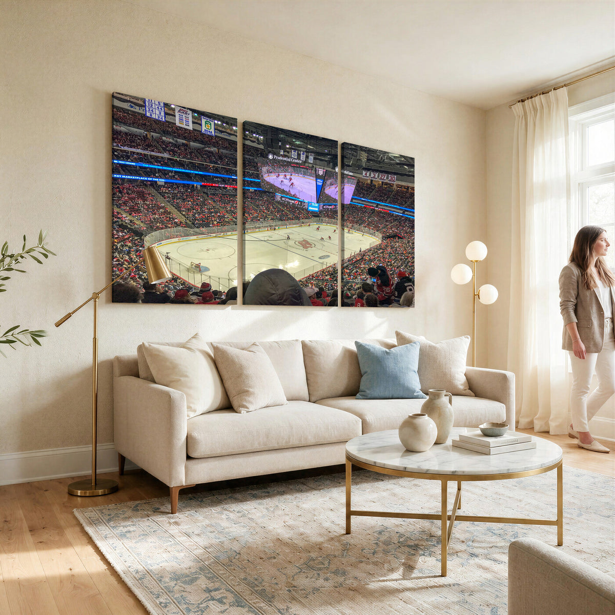 29638-MGV-CV-36X24 - Prudential Center Newark New Jersey Devils Hockey Stadium
