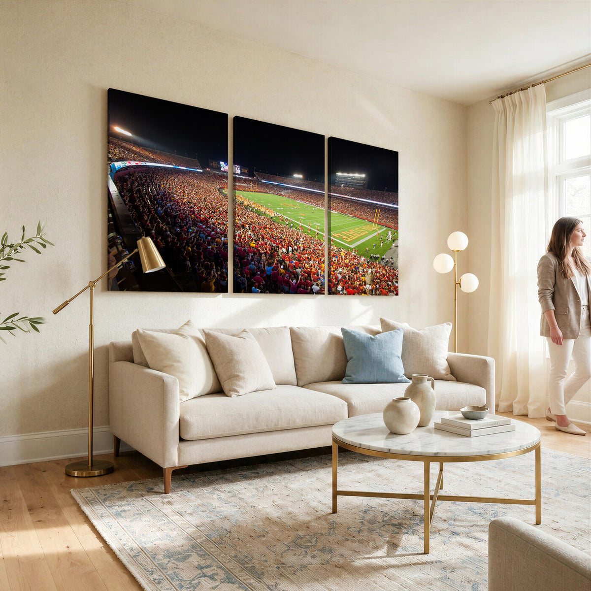 35139-MGV-CV-36X24 - Iowa State University Cyclones Canvas Print, Jack Trice Stadium
