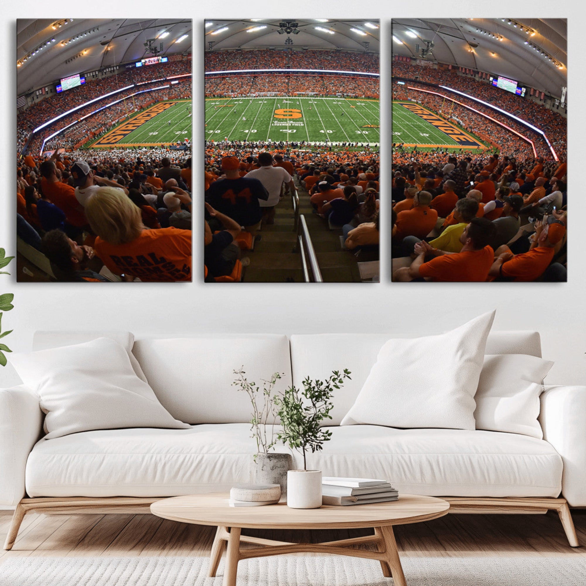 43291-MGV-CV-36X24-Syracuse University Orange Football Canvas Print, Football Team Print - Syracuse JMA Wireless Dome