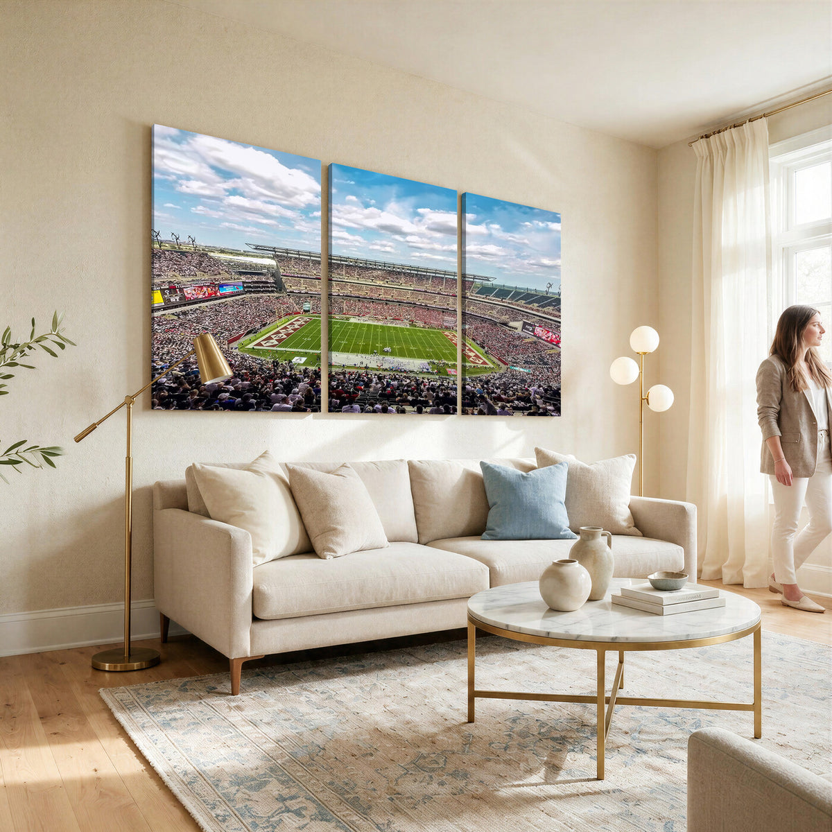 29243-MGV-CV-36X24 - The Temple University Owls Athletics Team Print