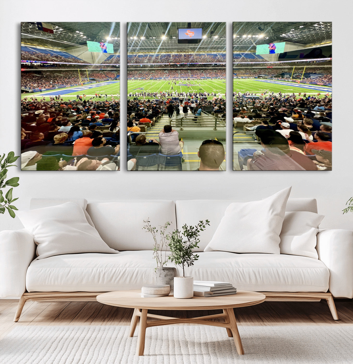 MGV-CV-60X30-3P - The University of Texas at San Antonio Roadrunners Football Team Print - San Antonio Alamodome Wall