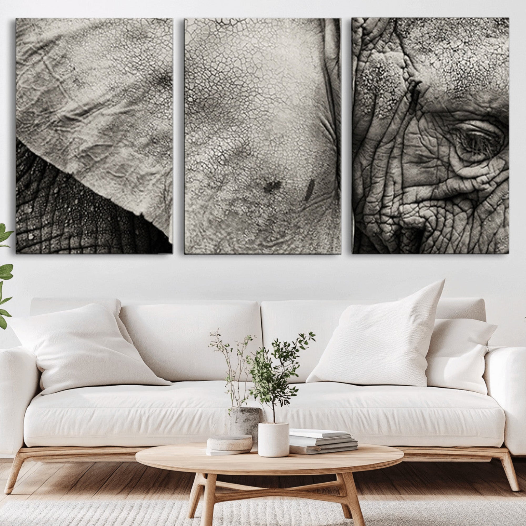 53588-MGV-CV-36X24-Elephant Wall Art Canvas Print