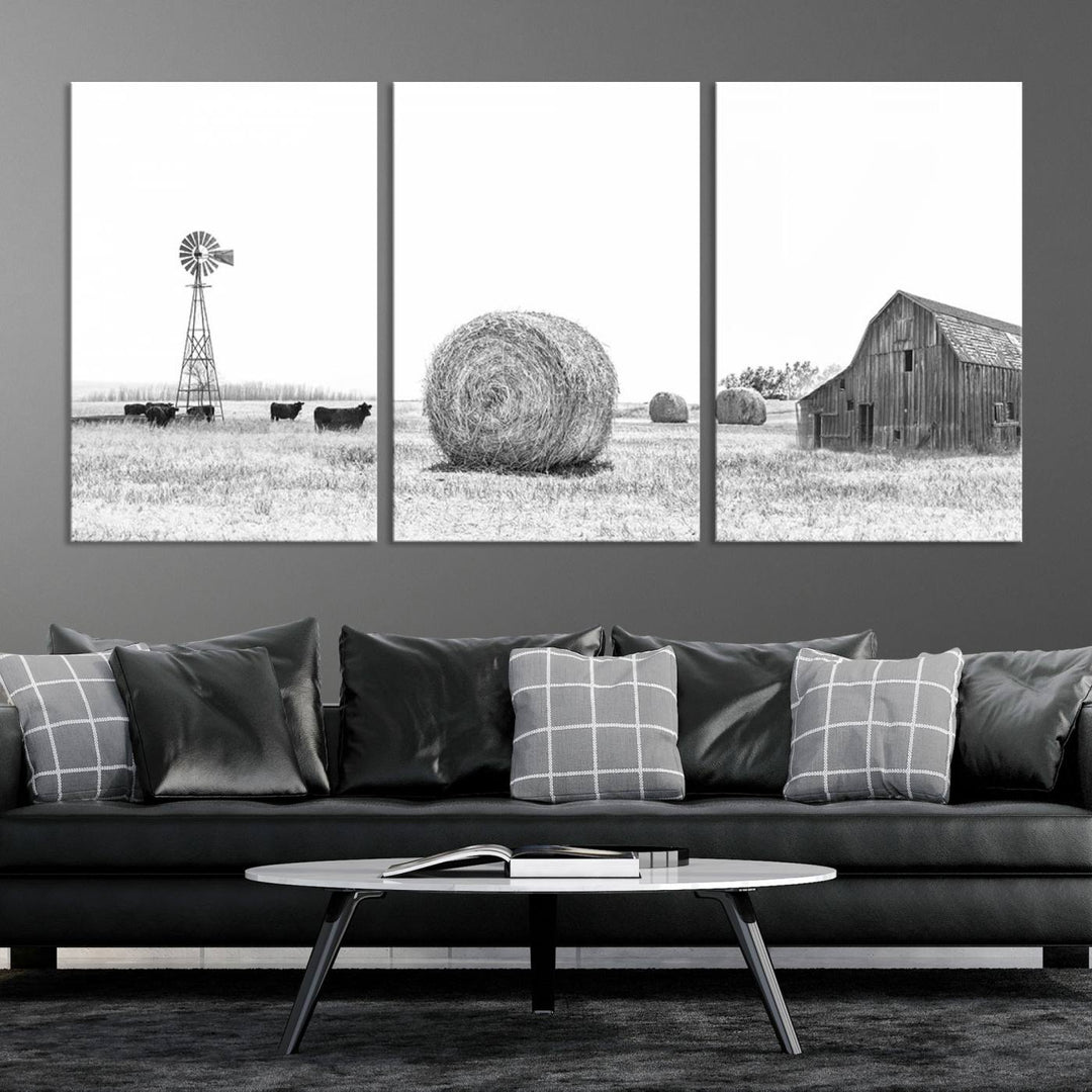 Farmhouse Wall Art Decor Canvas Print