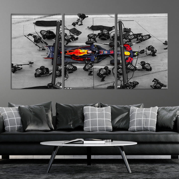 RedBull Formule 1 Impression sur toile murale