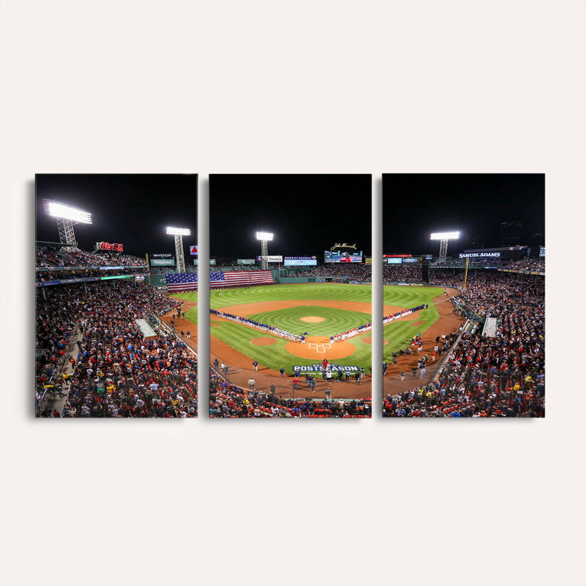 47365-MGV-CV-36X24 - Fenway Park Wall Art Canvas Print | Large Baseball Stadium Canvas for Boston Red Sox Fans