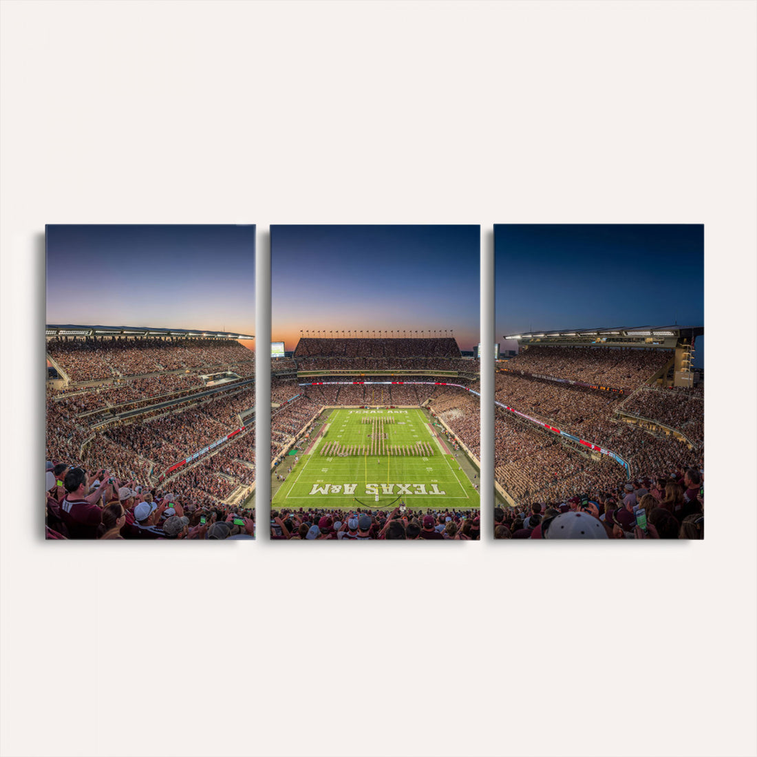 Kyle Field Wall Art Print | Large Texas A&M Aggies Football Stadium Canvas Print