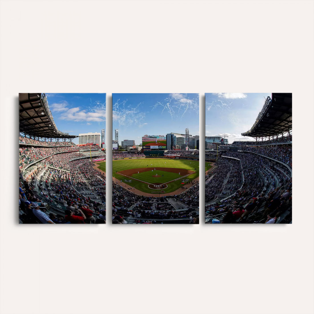 Truist Park Stadium Canvas Wall Art, Atlanta Braves Game Day Decor