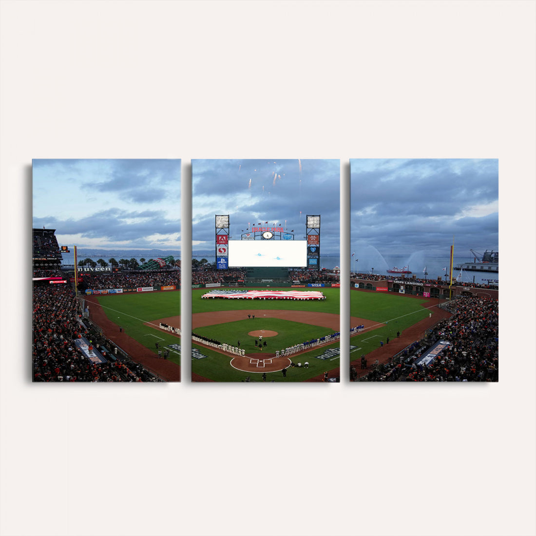 Oracle Park San Francisco Giants Wall Art | Oracle Park Stadium Canvas Print