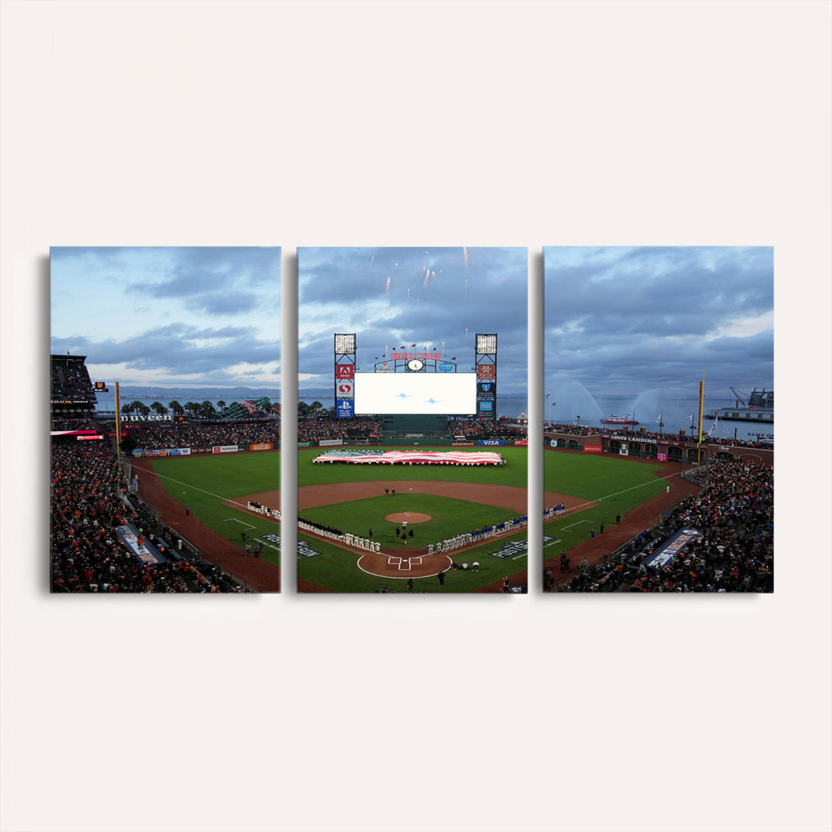 44631-MGV-CV-36X24 - Oracle Park San Francisco Giants Wall Art | Oracle Park Stadium Canvas Print