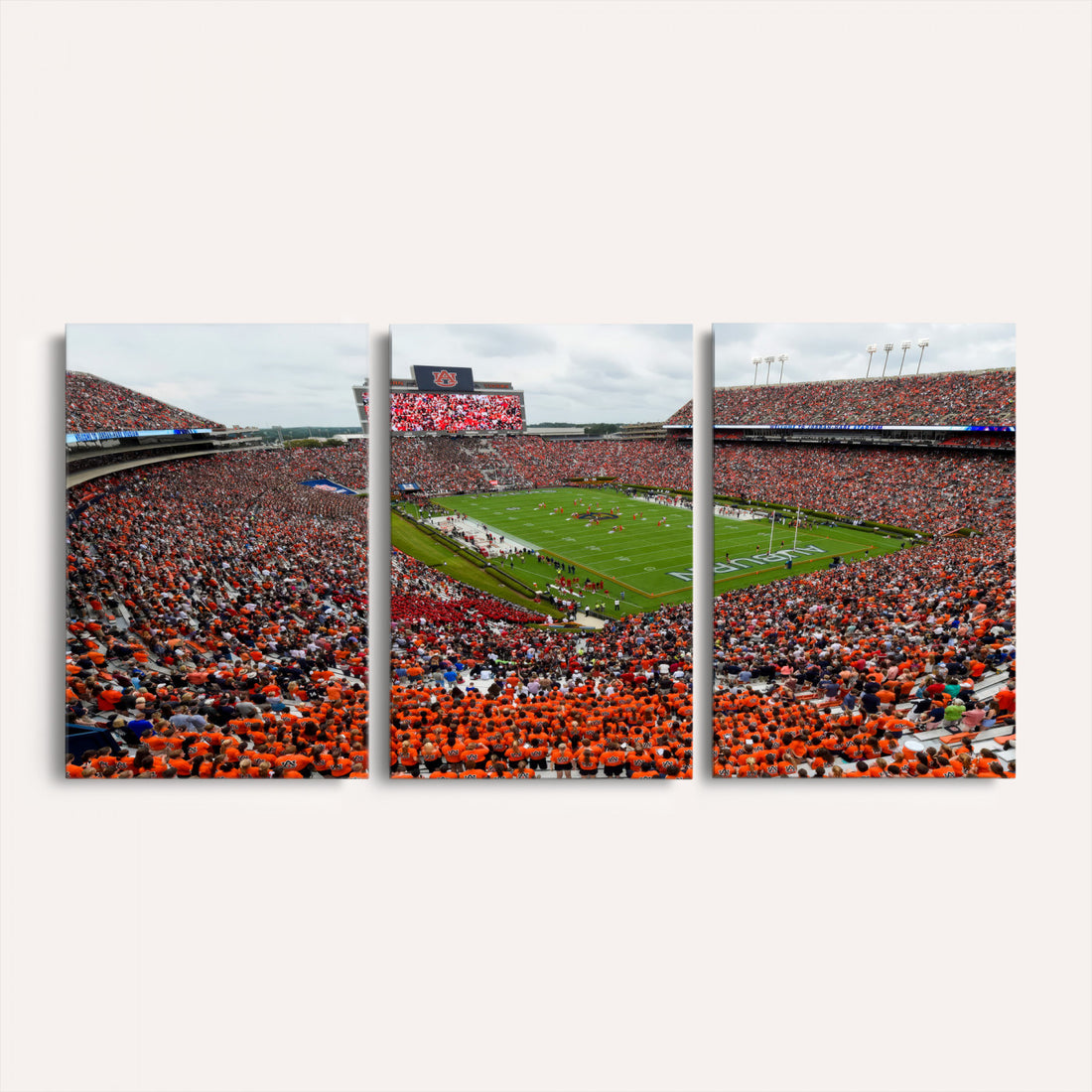 Auburn Stadium Wall Art Canvas Print, Jordan Hare Stadium