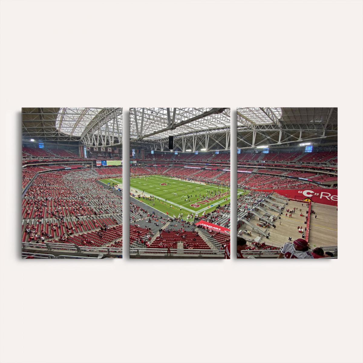 30579717-MGV-CV-36X24 - State Farm Stadium Canvas Wall Art, Arizona Cardinals Football Stadium Print, Glendale NFL Arena Panorama Artwork