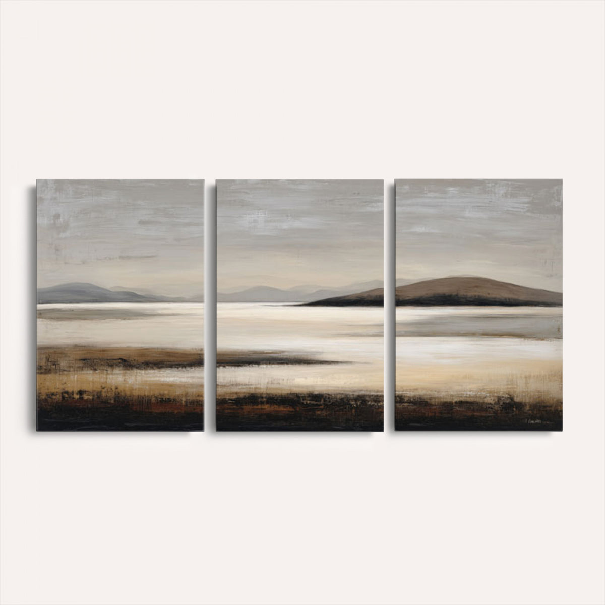 70892205-MGV-CV-36X24 - Modern Abstract Landscape Canvas Wall Art, Minimalist Nature Printing