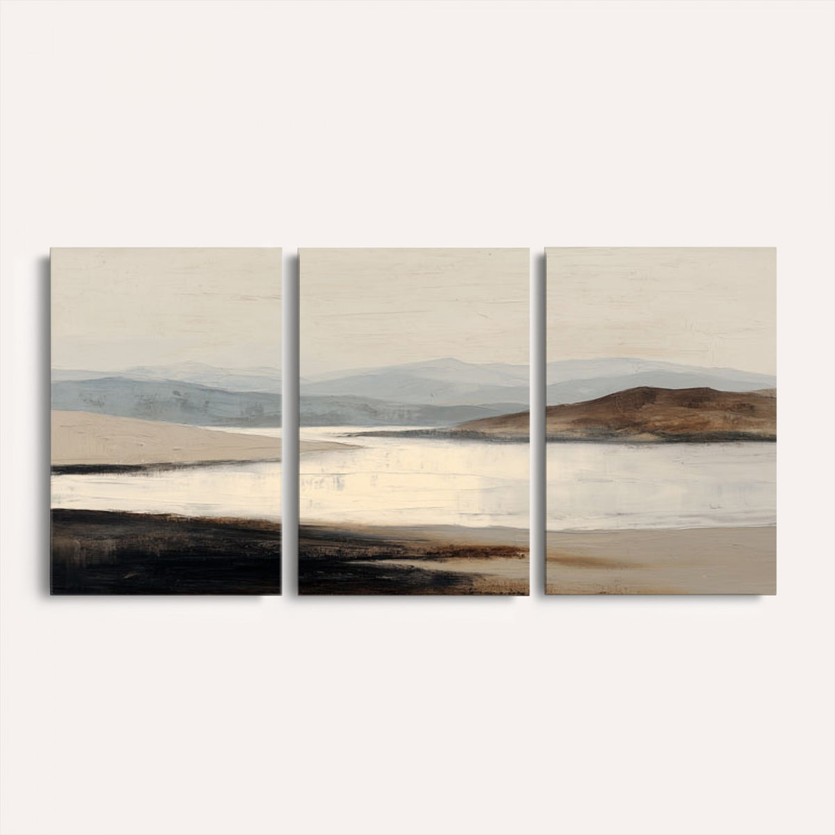 36873679-MGV-CV-36X24 - Modern Abstract Landscape Canvas Wall Art, Minimalist Nature Printing