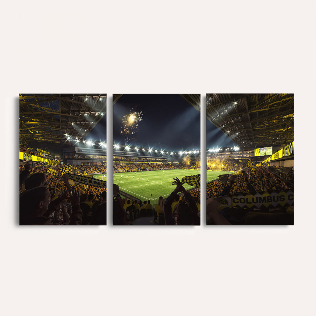 51122-MGV-CV-36X24 - Columbus Crew Soccer Team Print - Columbus Crew Stadium Wall Art Canvas Print