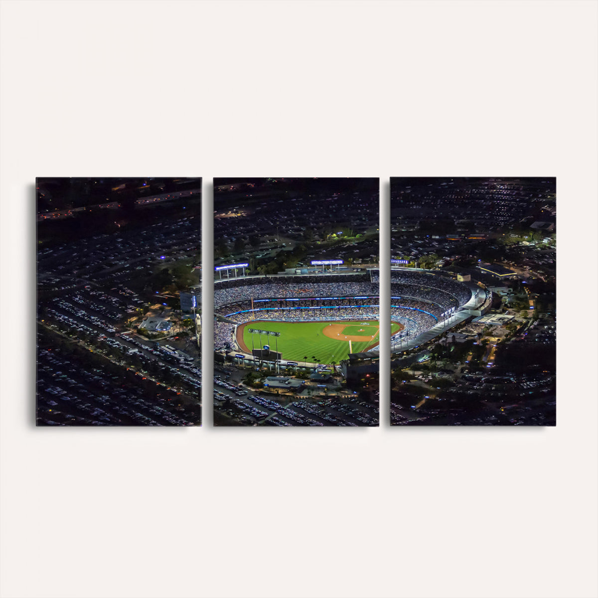 20932-MGV-CV-36X24 - Los Angeles Dodgers Dodger Stadium Wall Art Canvas Print