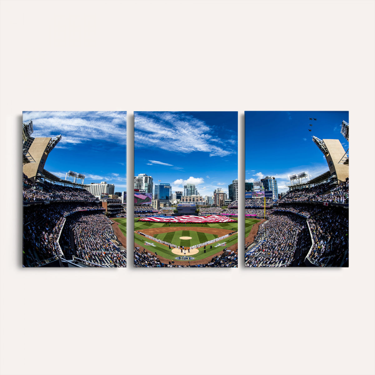 52297-MGV-CV-36X24 - San Diego Padres Baseball Team Print, Petco Park Stadium