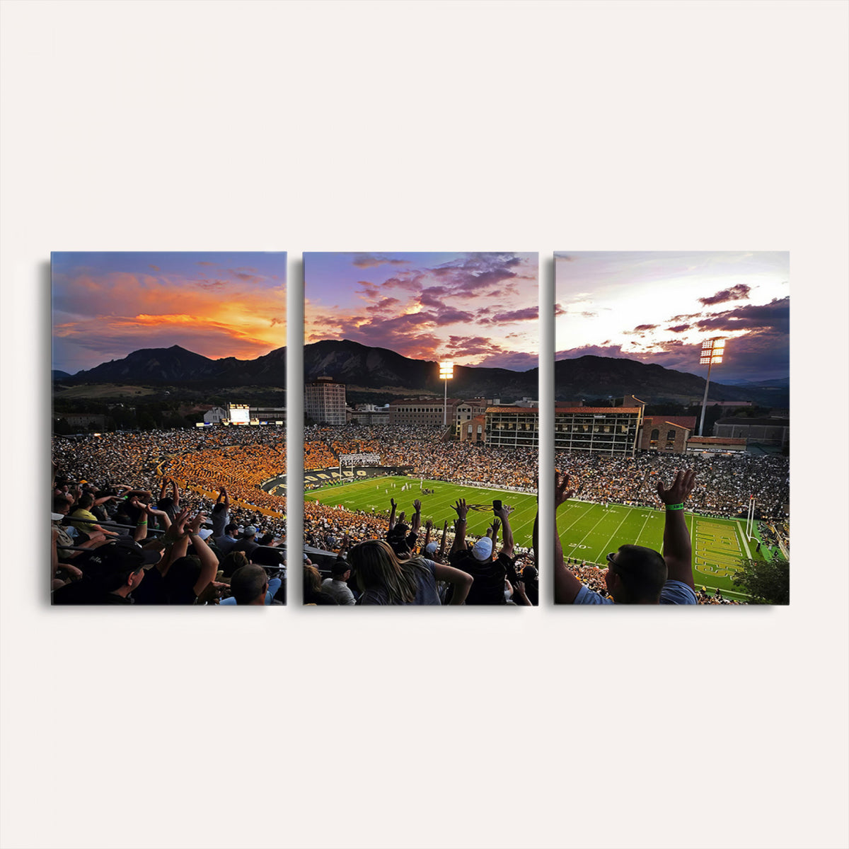 52579-MGV-CV-36X24 - Folsom Field, University of Colorado Buffaloes Football, Framed and Ready to Hang