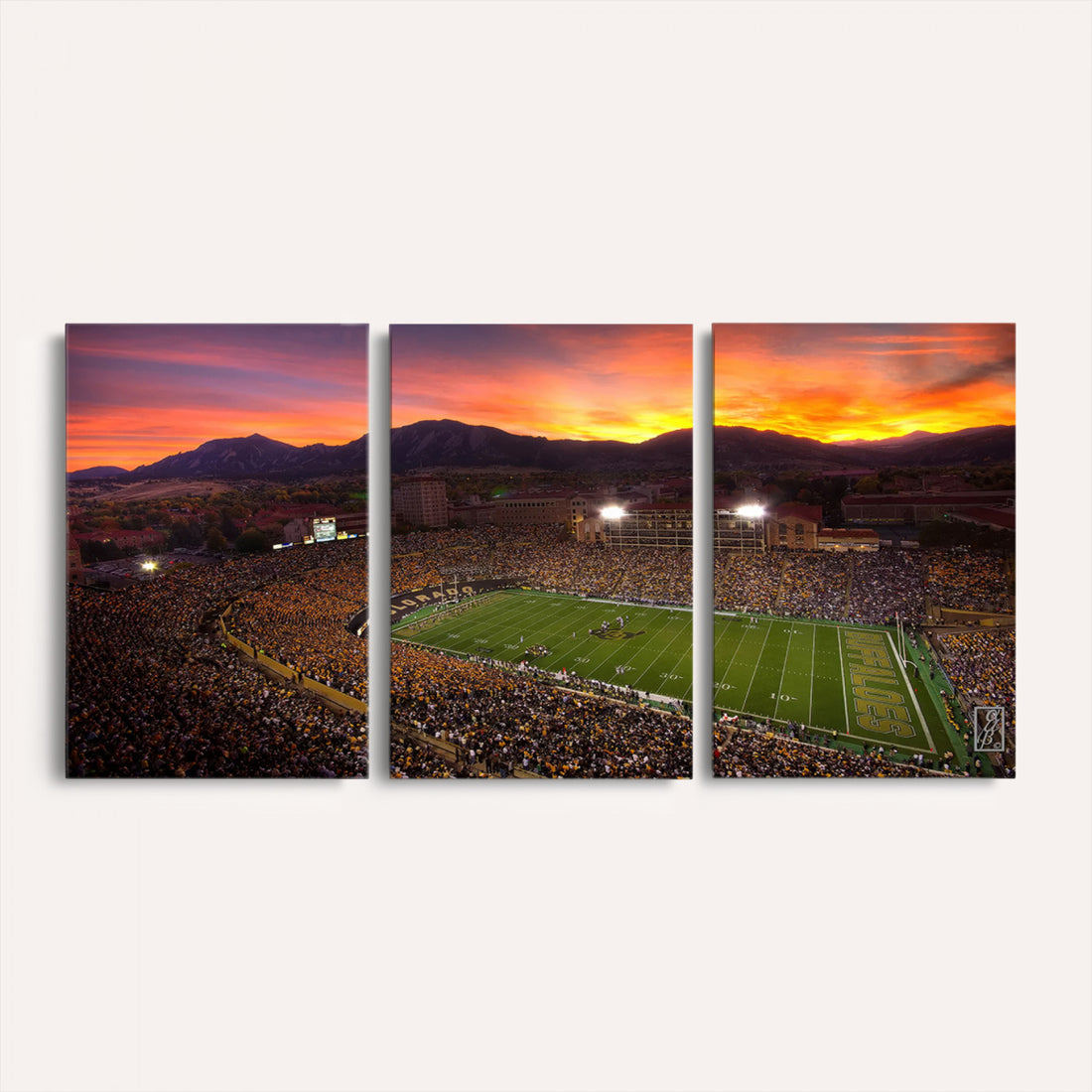 Folsom Field, University of Colorado Buffaloes Football, Extra Large Game Room Wall Decor
