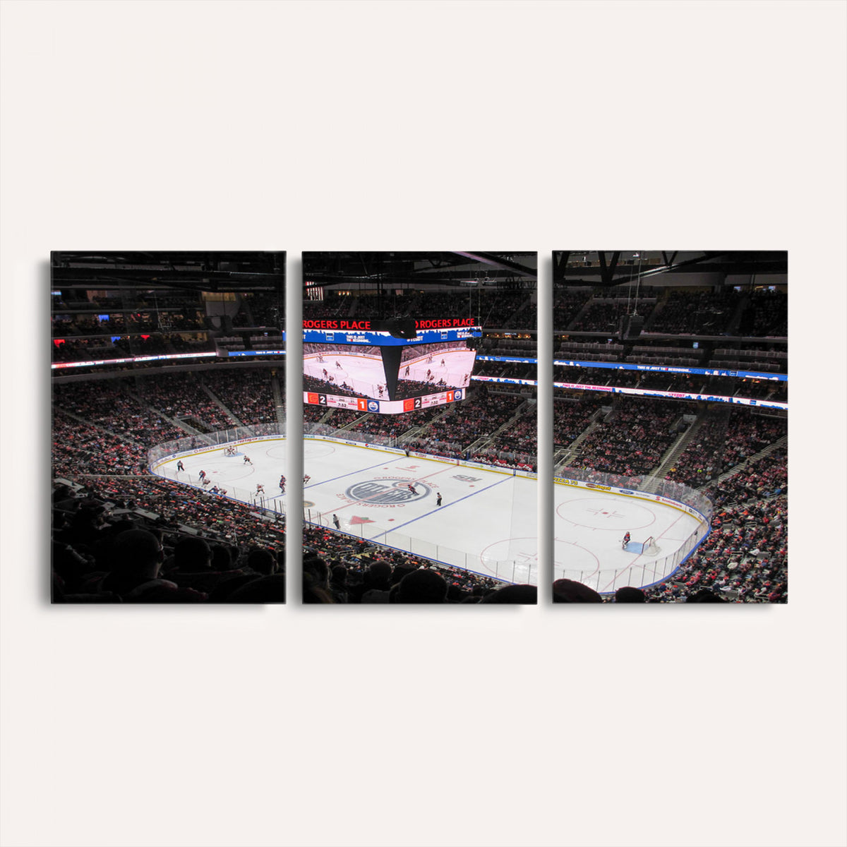 71180-MGV-CV-36X24 - Rogers Place Edmonton Oilers Ice Hockey Stadium Wall Art