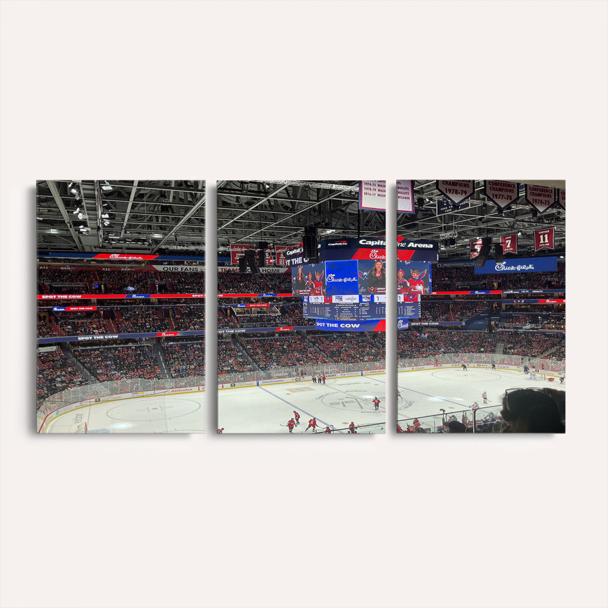 71287-MGV-CV-36X24 - Washington Capitals New York Rangers Ice Hockey Game Stadium