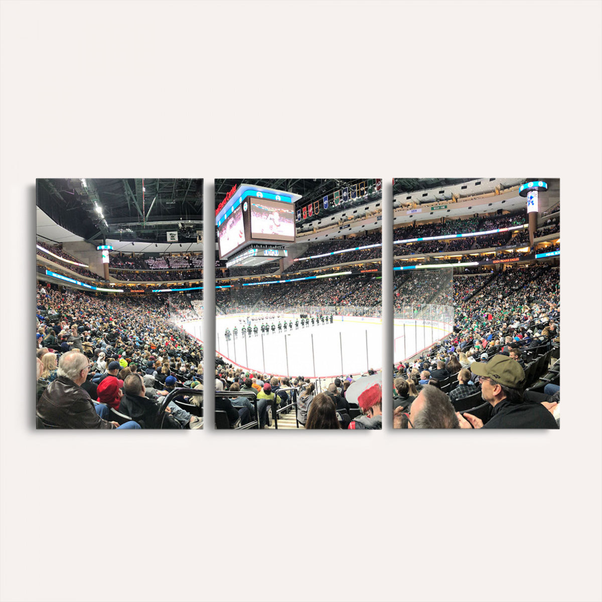 44414-MGV-CV-36X24 - Xcel Energy Center St Paul Minnesota Wild Ice Hockey Stadium