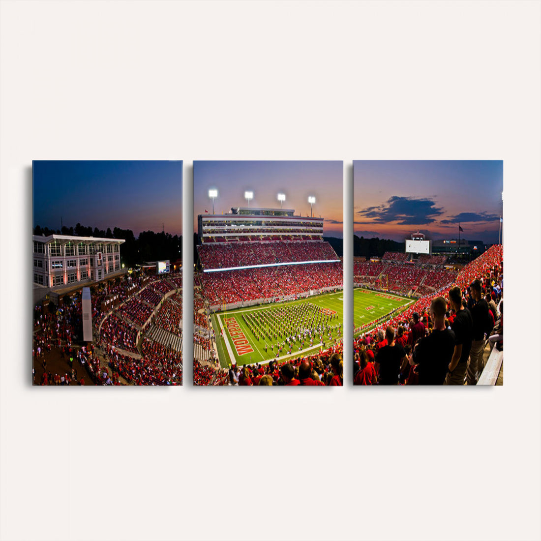 NC State Wolfpack Football Team Print, Raleigh