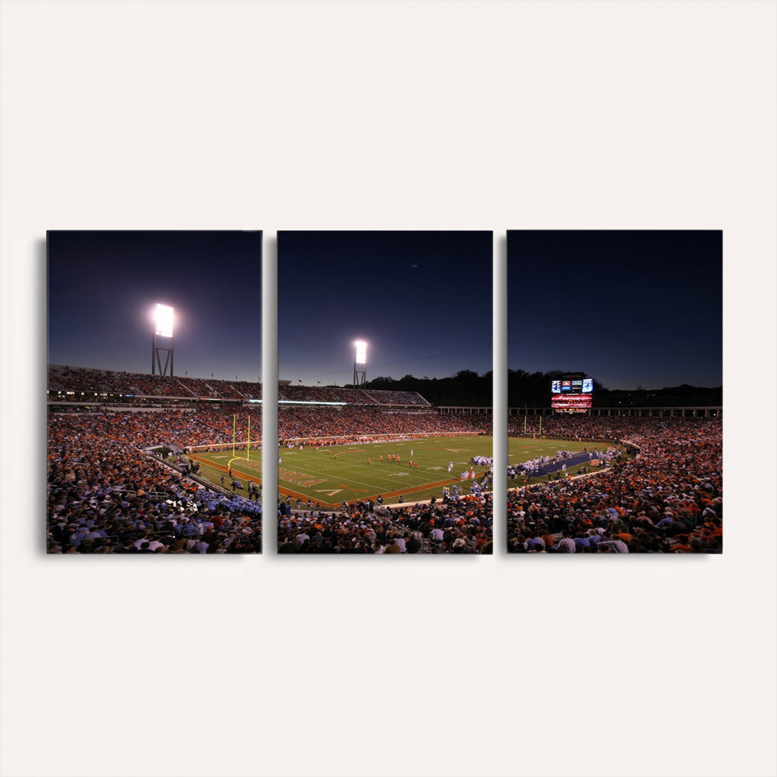 Virginia Cavaliers Football Team Print, Charlottesville, Framed and Ready to Hang
