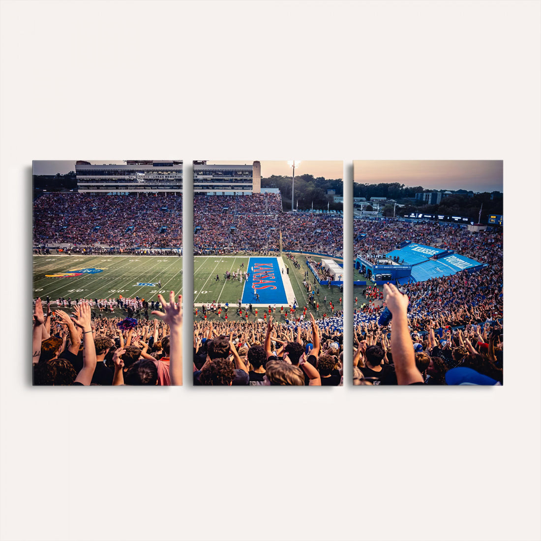 University of Kansas Jayhawks Football Team Art Print