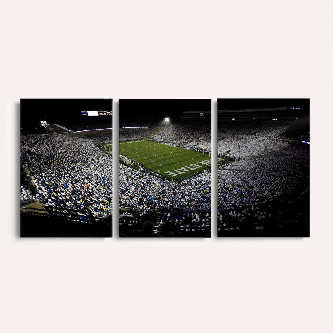 Penn State Football Stadium Wall Art, Beaver Stadium Canvas