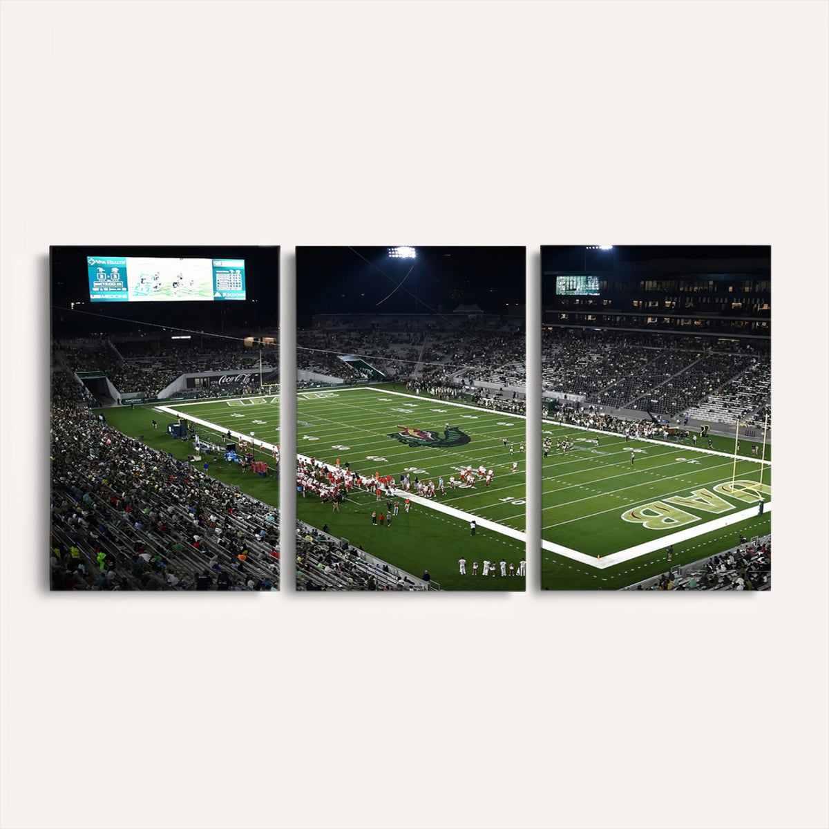 81740-MGV-CV-36X24 - UAB Blazers Football Team Print - Birmingham Protective Stadium Wall Art Canvas Print