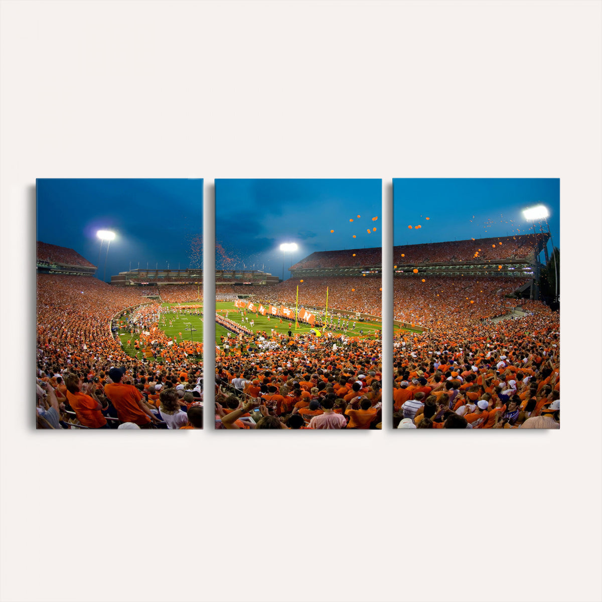 26196-MGV-CV-36X24 - Clemson University Tigers Football Team Print, Clemson