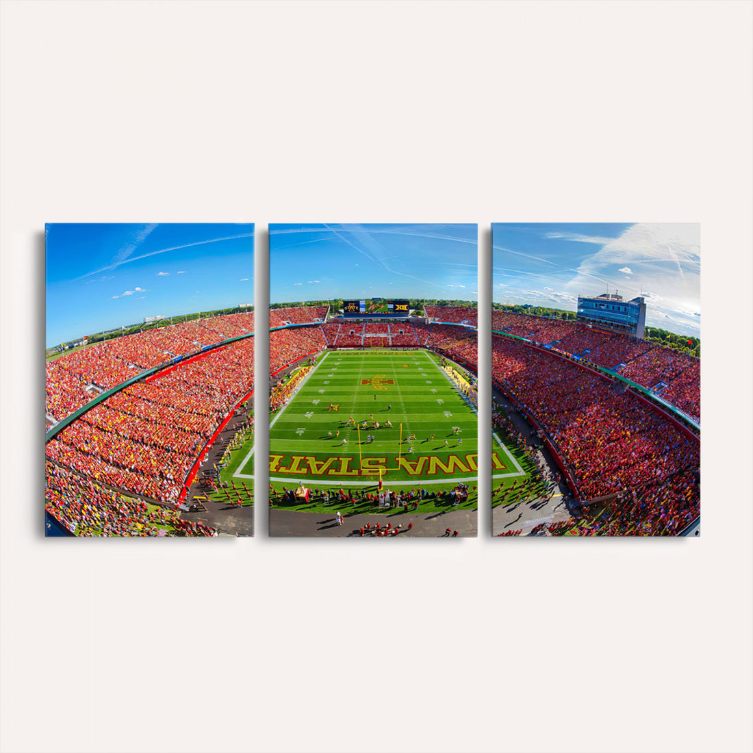 Iowa State University Cyclones Football Team Print, Ames, Framed and Ready to Hang