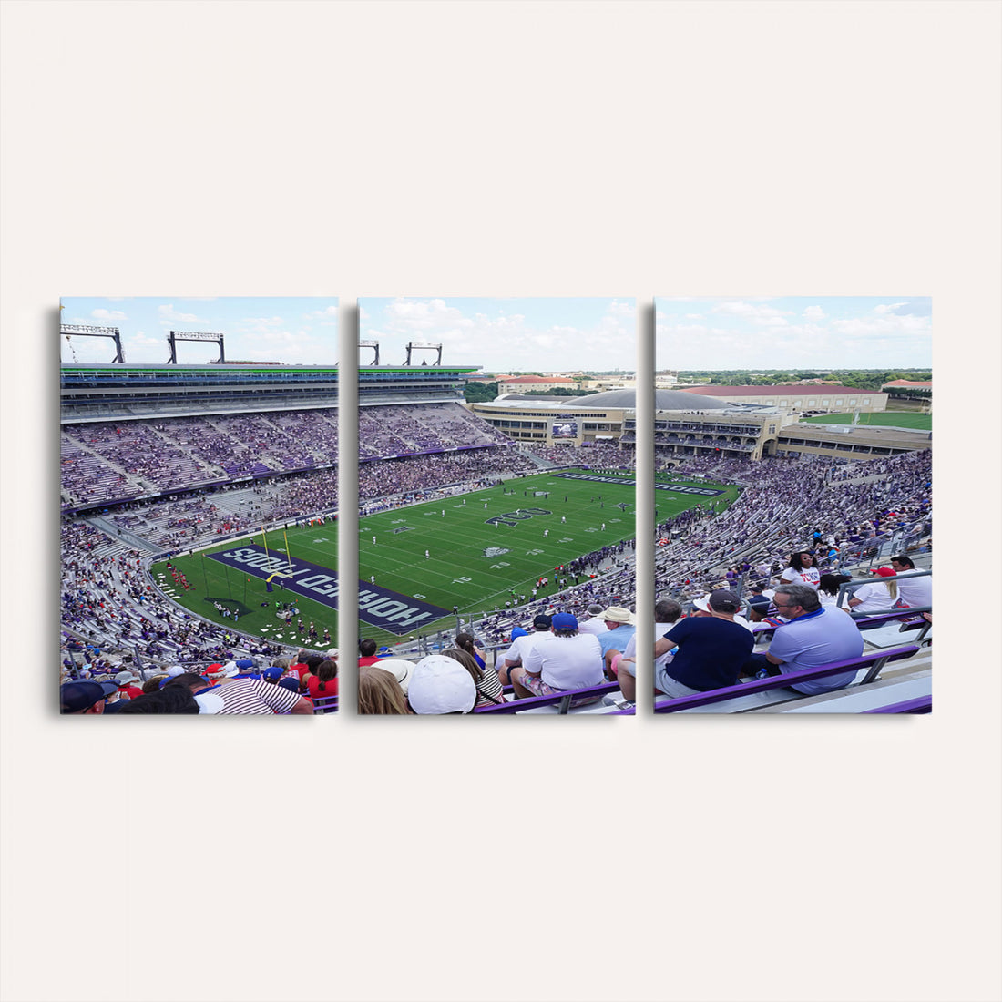 The Texas Christian University TCU Horned Frogs Football Team Print, Fort Worth