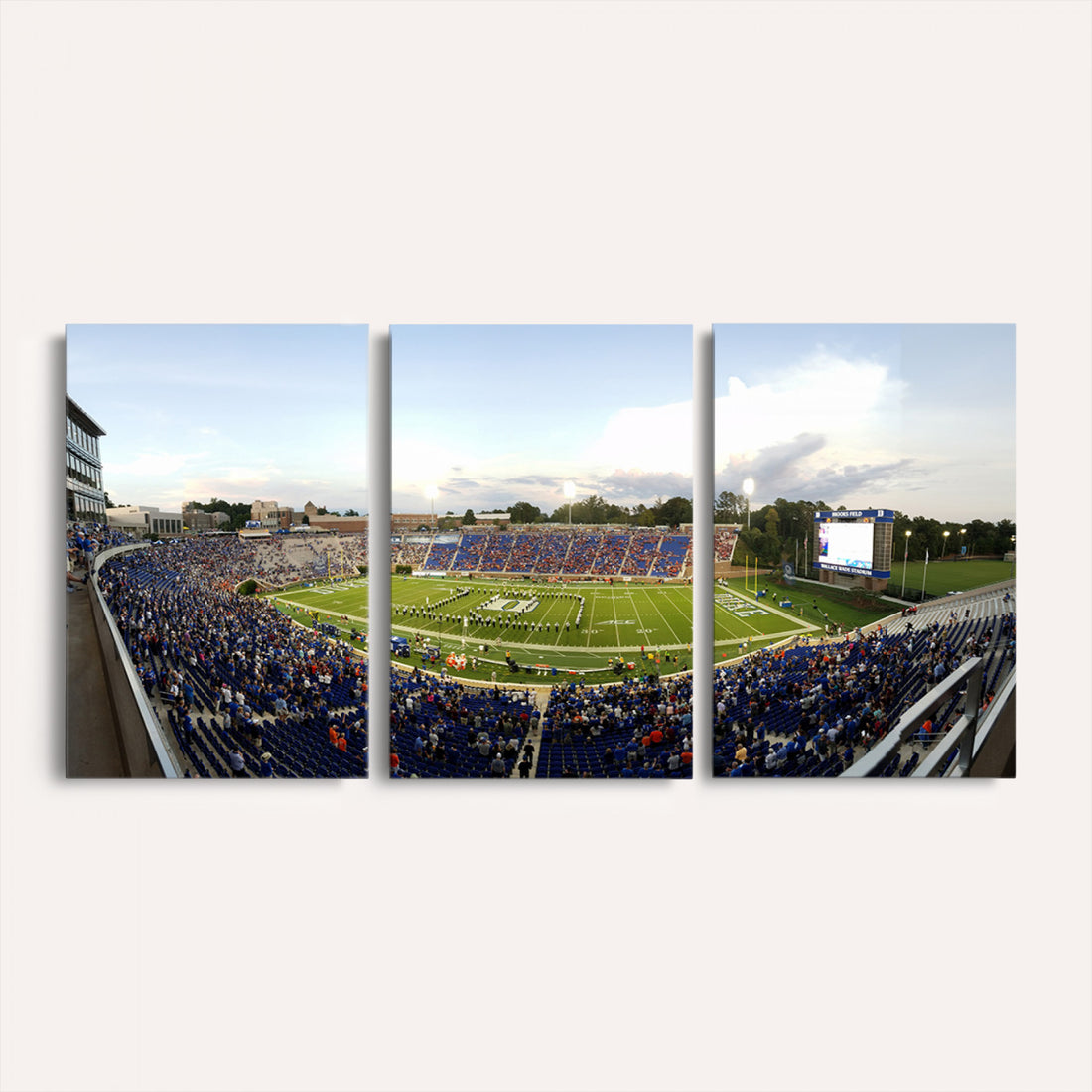 The Duke University Blue Devils Football Team Print, Durham
