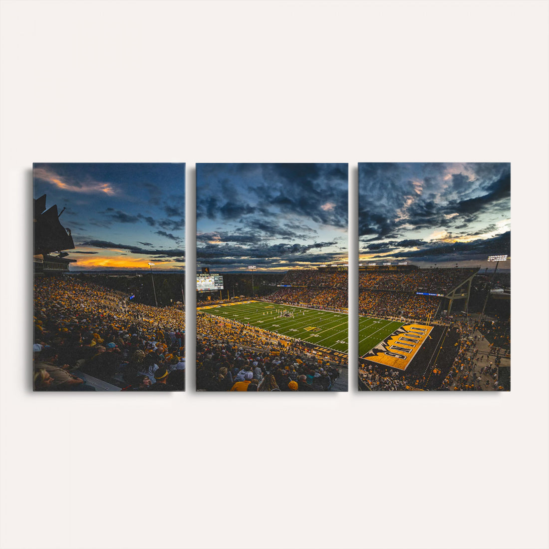 University of Wyoming Cowboys Football Team Print, Laramie, Framed and Ready to Hang
