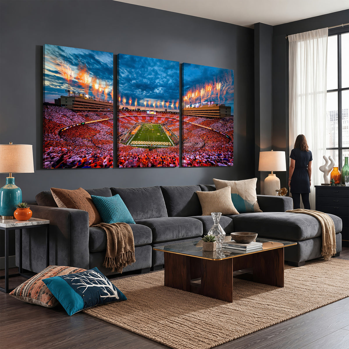 94266219-MGV-CV-36X24 - Tennessee Neyland Stadium Wall Art, Sports Arena Canvas
