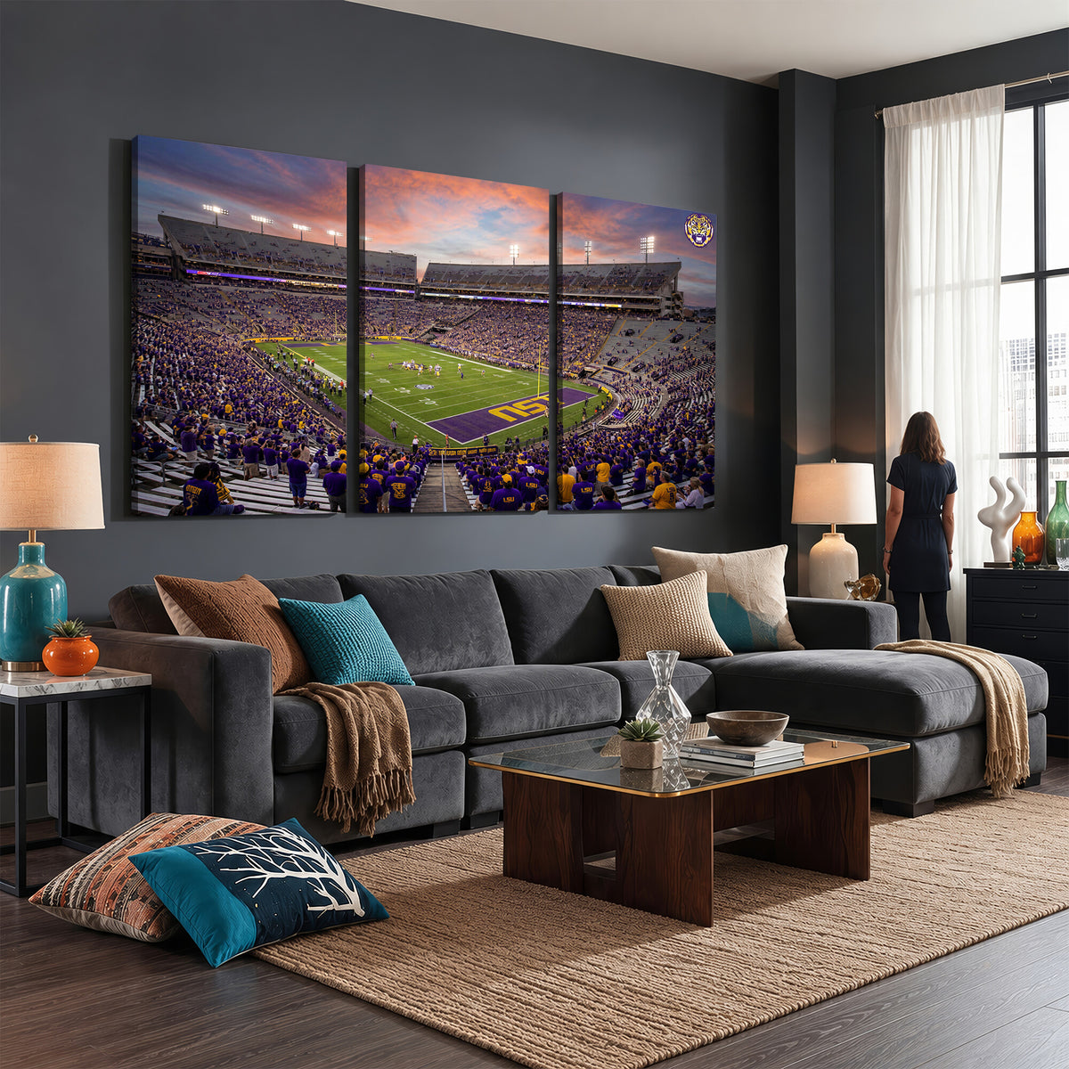 20281385-MGV-CV-36X24 - Stadium Wall Art Canvas Print