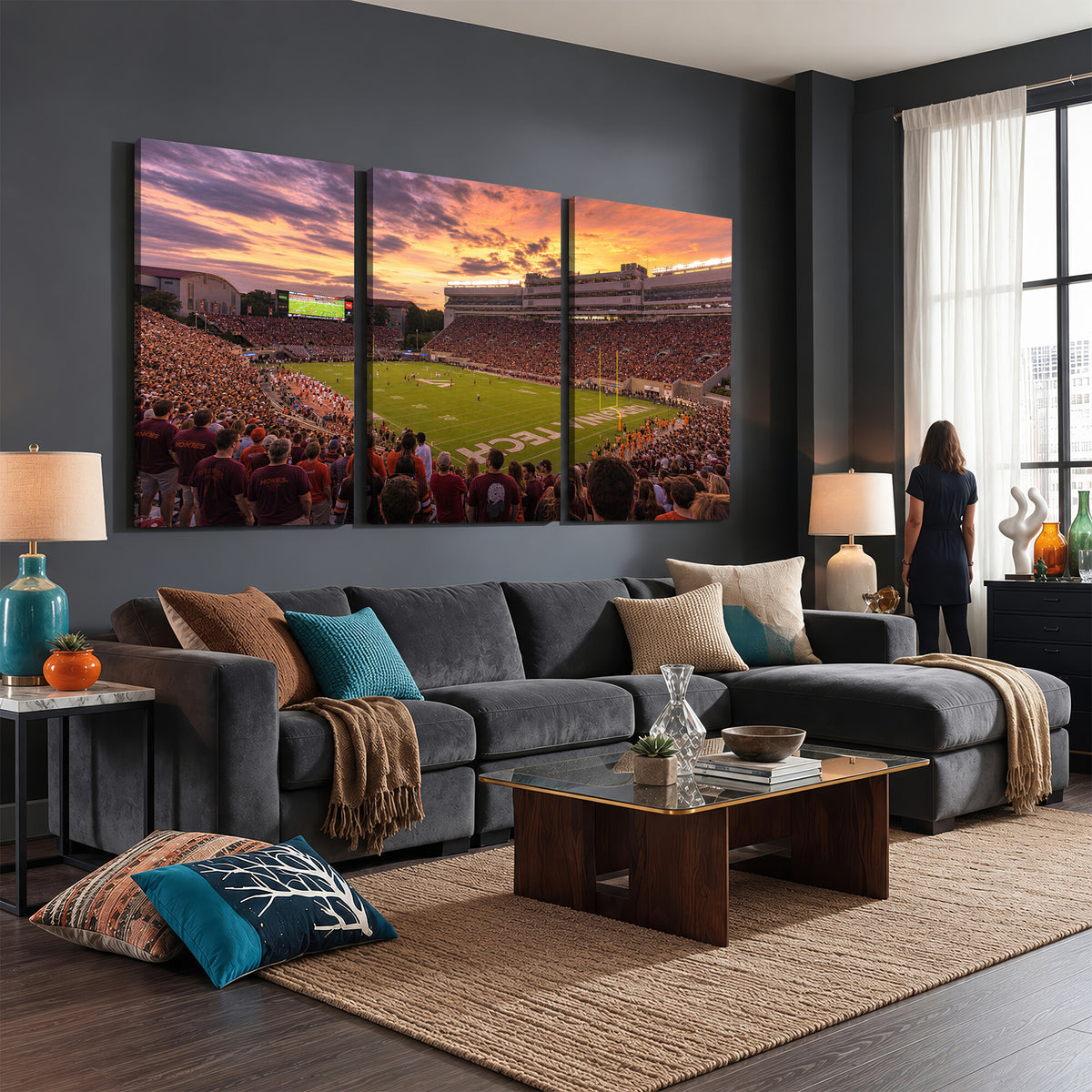 20221405-MGV-CV-36X24 - Stadium Wall Art Canvas Print
